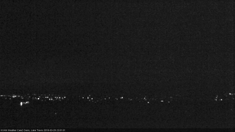 Lake Travis webcam, March 28, 2018 10:15 PM CT