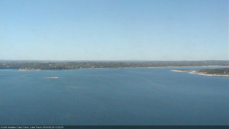 Lake Travis webcam, March 29, 2018 12:35 PM CT