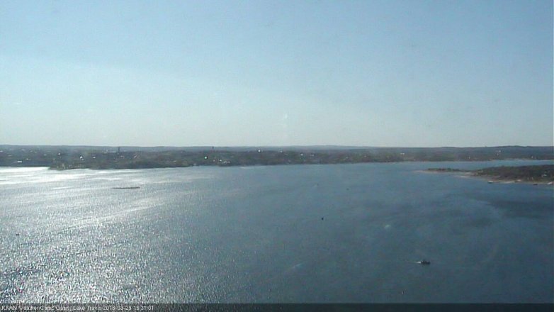 Lake Travis webcam, March 29, 2018 3:45 PM CT