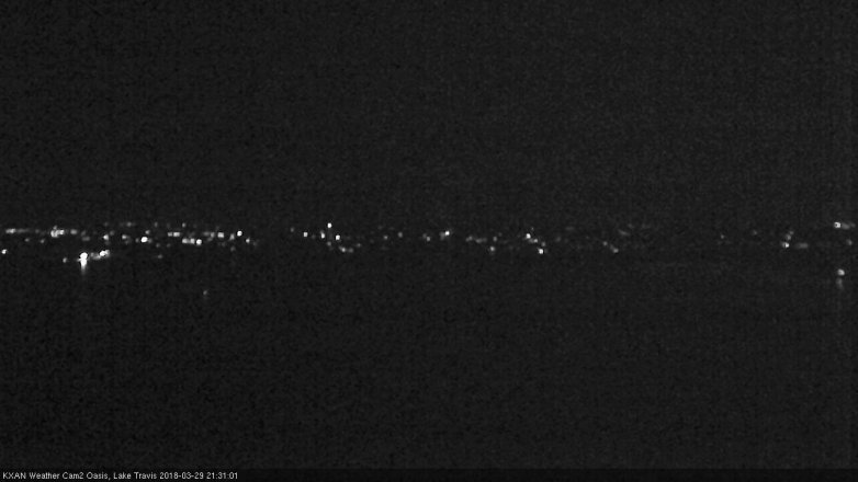 Lake Travis webcam, March 29, 2018 8:40 PM CT