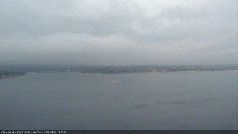 Lake Travis webcam, April 2, 2018 9:25 AM CT