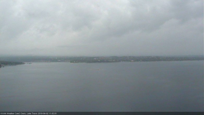 Lake Travis webcam, April 2, 2018 10:30 AM CT