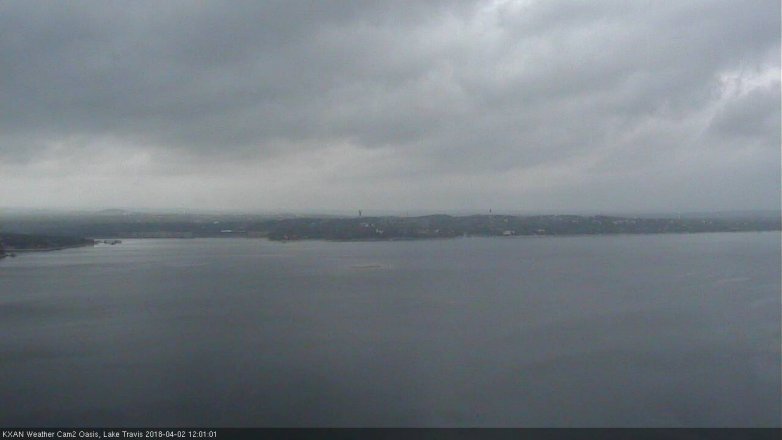 Lake Travis webcam, April 2, 2018 11:10 AM CT