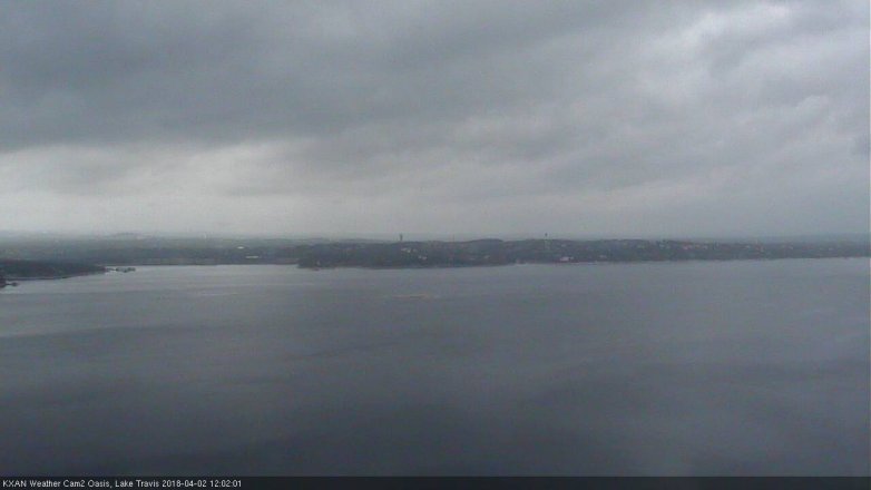 Lake Travis webcam, April 2, 2018 11:20 AM CT