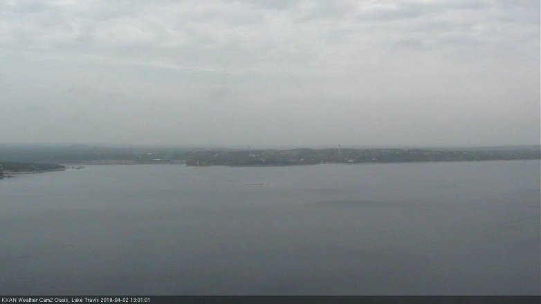 Lake Travis webcam, April 2, 2018 12:15 PM CT