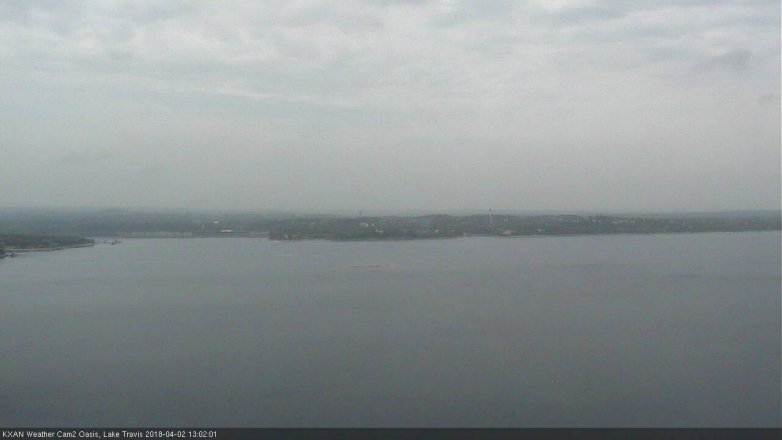 Lake Travis webcam, April 2, 2018 12:25 PM CT
