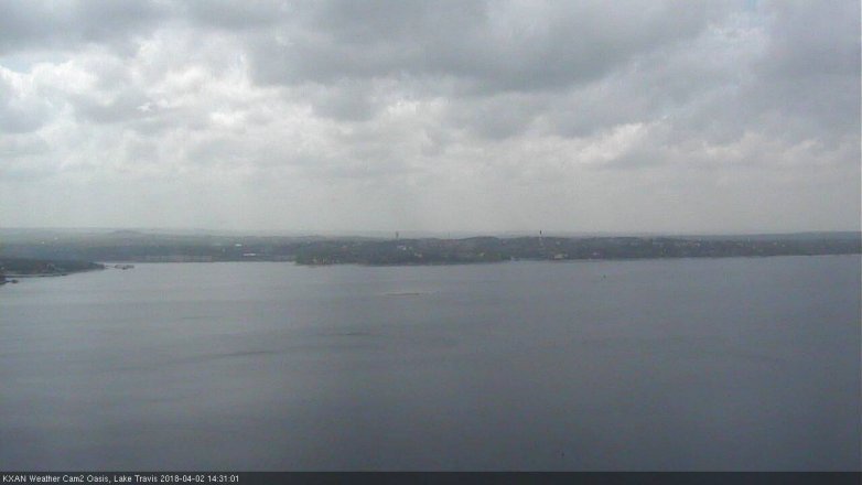 Lake Travis webcam, April 2, 2018 1:40 PM CT