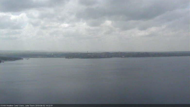 Lake Travis webcam, April 2, 2018 1:55 PM CT
