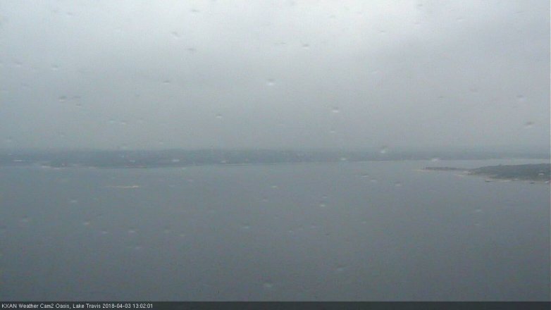 Lake Travis webcam, April 3, 2018 12:20 PM CT