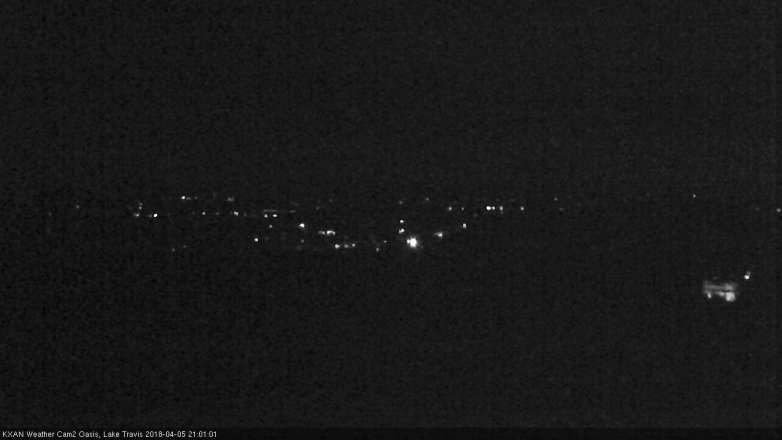 Lake Travis webcam, April 5, 2018 8:25 PM CT