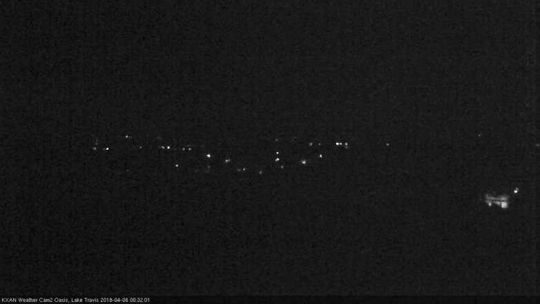 Lake Travis webcam, April 5, 2018 12:00 AM CT