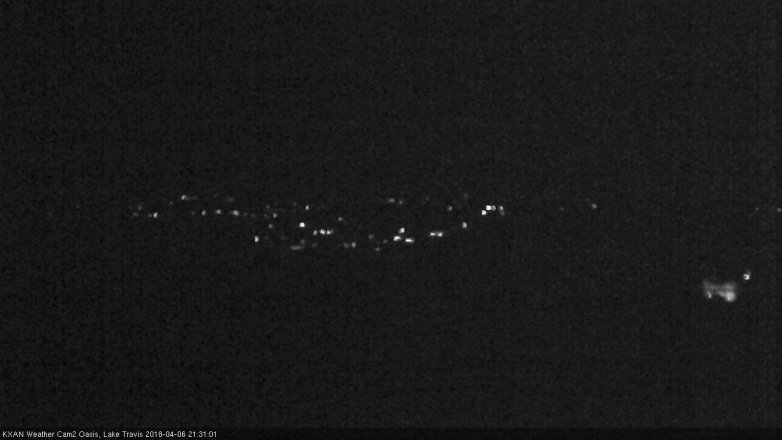 Lake Travis webcam, April 6, 2018 8:45 PM CT