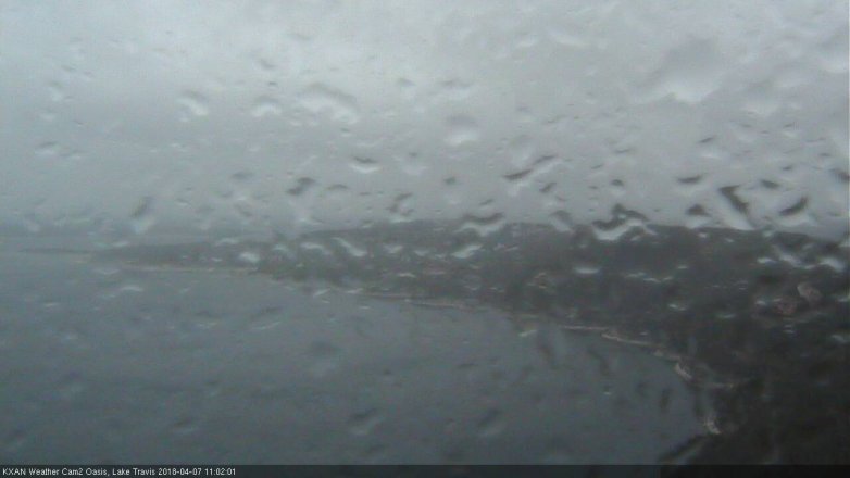 Lake Travis webcam, April 7, 2018 10:20 AM CT