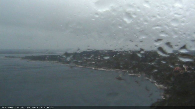 Lake Travis webcam, April 7, 2018 10:45 AM CT