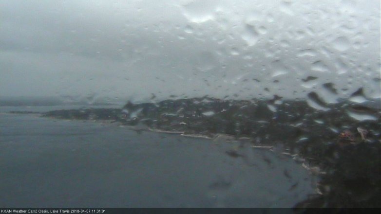Lake Travis webcam, April 7, 2018 11:00 AM CT