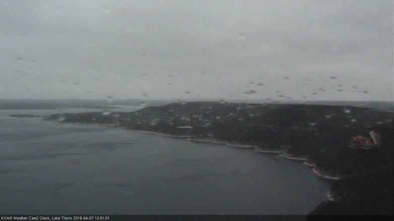 Lake Travis webcam, April 7, 2018 11:20 AM CT