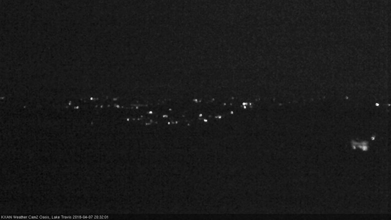 Lake Travis webcam, April 7, 2018 7:45 PM CT