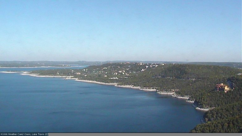 Lake Travis webcam, April 10, 2018 9:25 AM CT