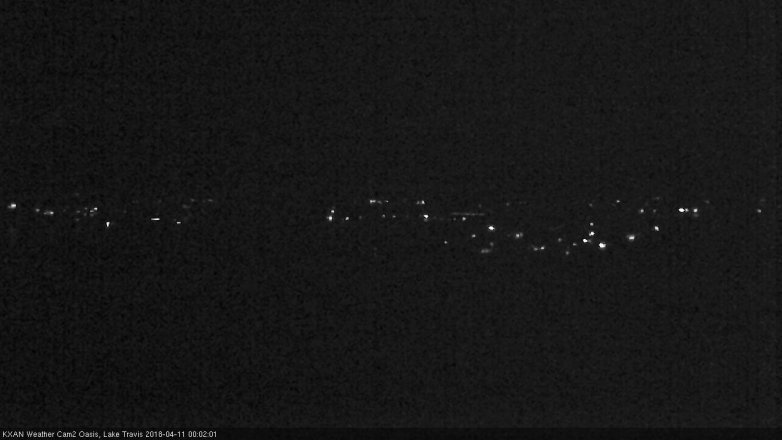 Lake Travis webcam, April 10, 2018 11:10 PM CT