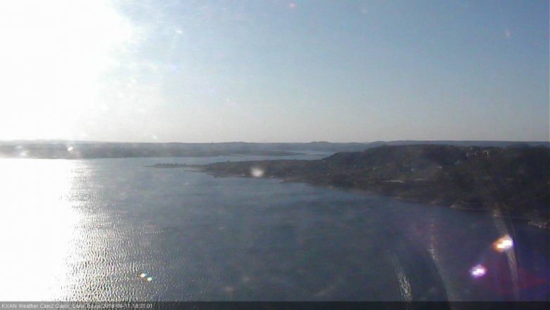 Lake Travis webcam, April 11, 2018 5:50 PM CT