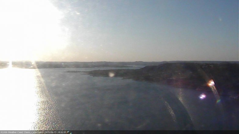 Lake Travis webcam, April 11, 2018 6:15 PM CT
