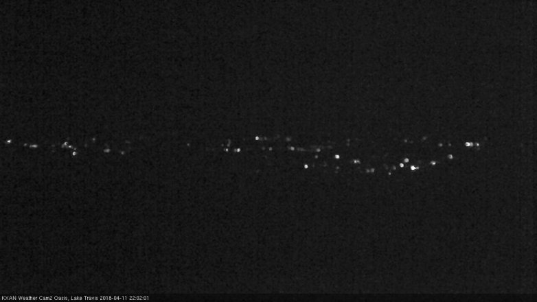 Lake Travis webcam, April 11, 2018 9:25 PM CT