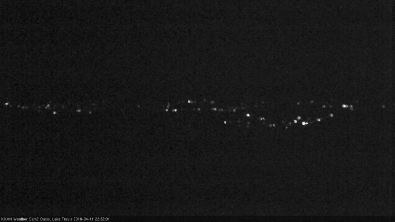 Lake Travis webcam, April 11, 2018 9:50 PM CT