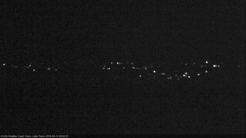 Lake Travis webcam, April 11, 2018 11:10 PM CT