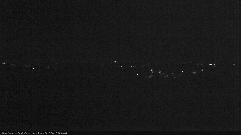 Lake Travis webcam, April 12, 2018 11:55 PM CT