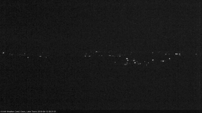 Lake Travis webcam, April 12, 2018 12:00 AM CT
