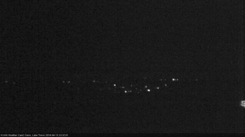 Lake Travis webcam, April 13, 2018 10:35 PM CT