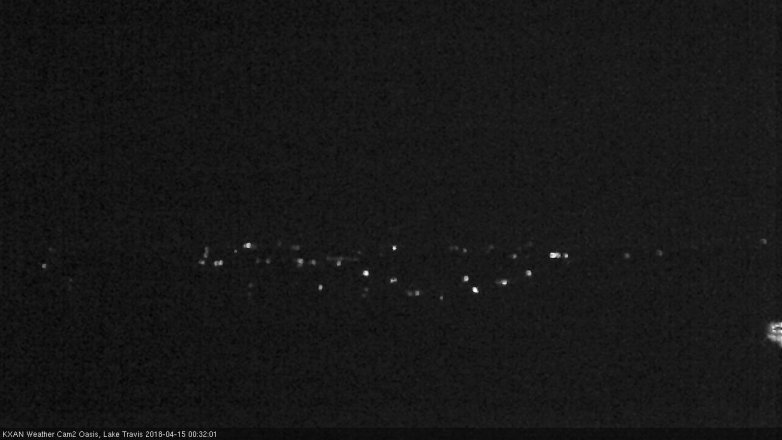 Lake Travis webcam, April 14, 2018 11:35 PM CT