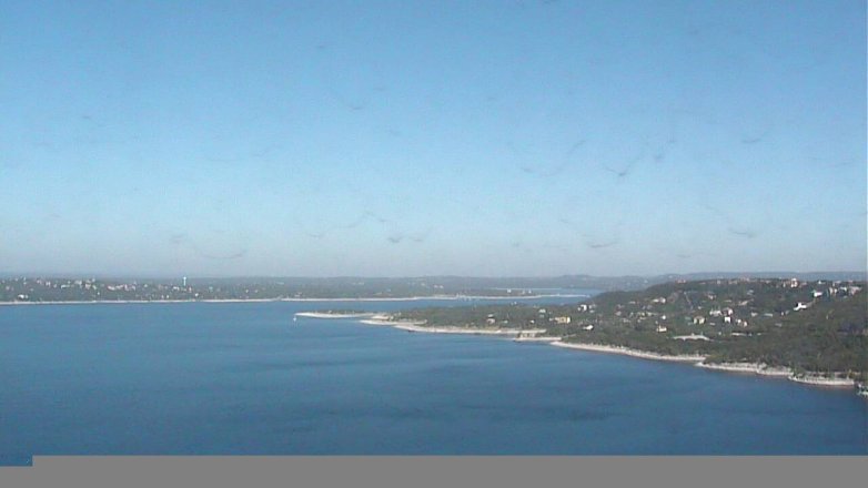 Lake Travis webcam, April 15, 2018 9:15 AM CT