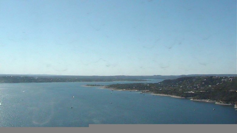 Lake Travis webcam, April 15, 2018 3:35 PM CT