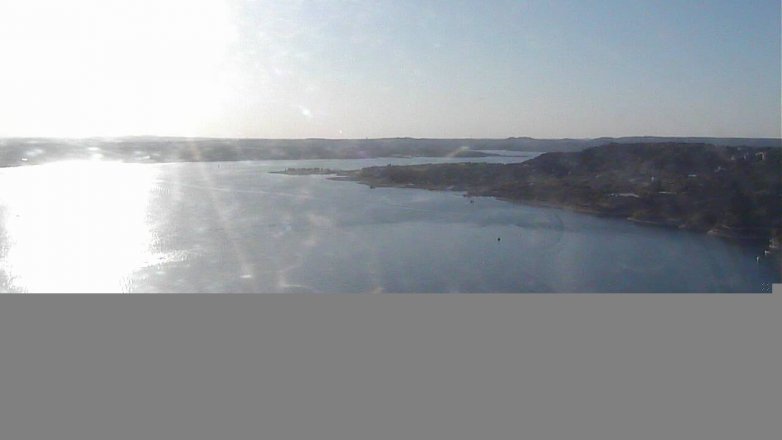 Lake Travis webcam, April 15, 2018 5:40 PM CT