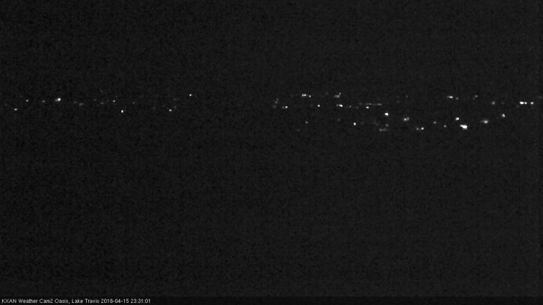 Lake Travis webcam, April 15, 2018 10:40 PM CT