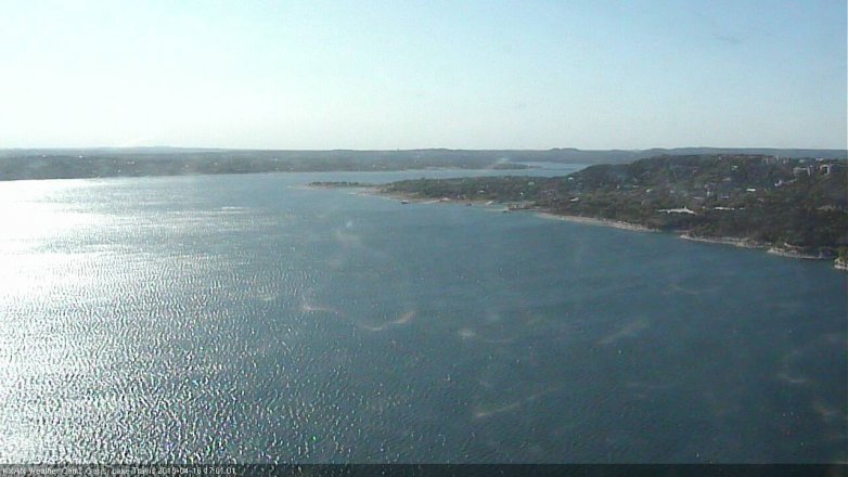 Lake Travis webcam, April 16, 2018 4:30 PM CT