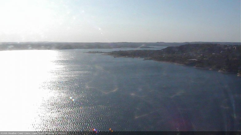Lake Travis webcam, April 16, 2018 5:15 PM CT
