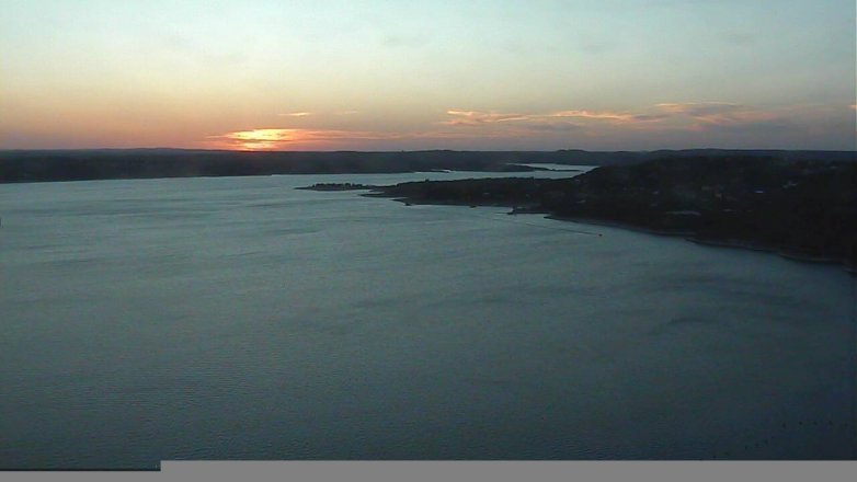 Lake Travis webcam, April 16, 2018 7:25 PM CT