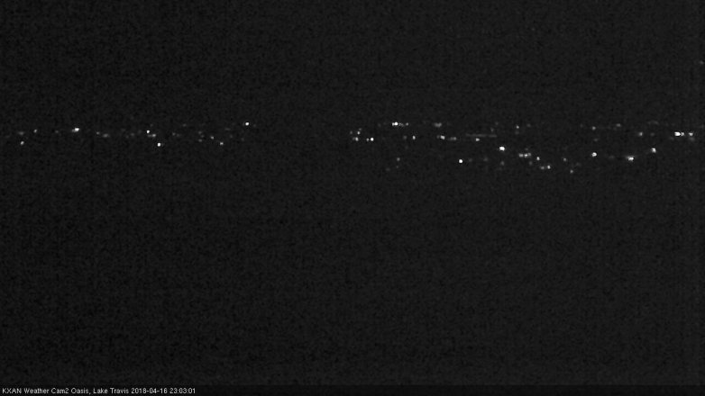 Lake Travis webcam, April 16, 2018 10:10 PM CT