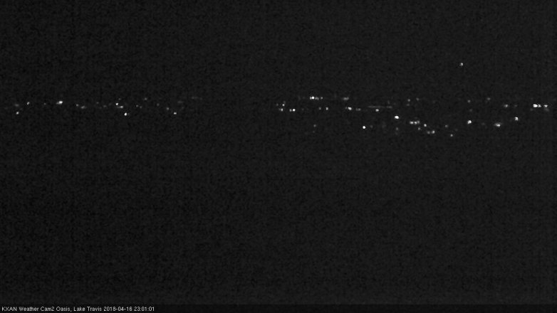 Lake Travis webcam, April 16, 2018 10:15 PM CT