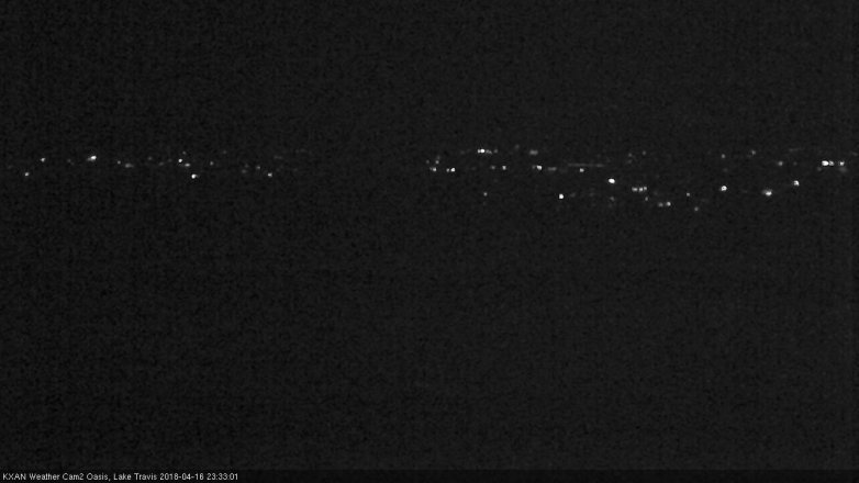 Lake Travis webcam, April 16, 2018 10:40 PM CT