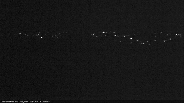 Lake Travis webcam, April 16, 2018 11:55 PM CT