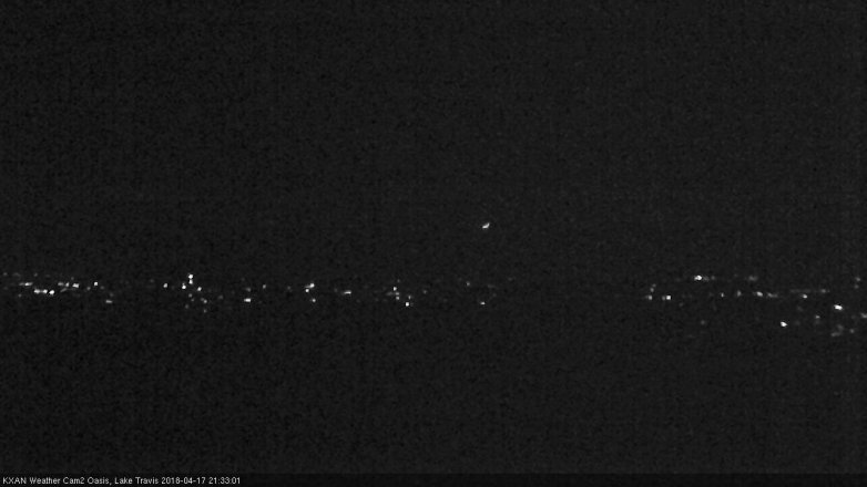 Lake Travis webcam, April 17, 2018 8:40 PM CT