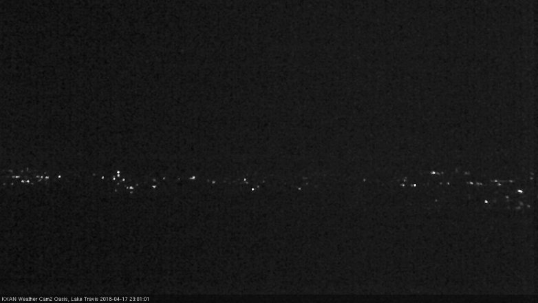 Lake Travis webcam, April 17, 2018 10:15 PM CT