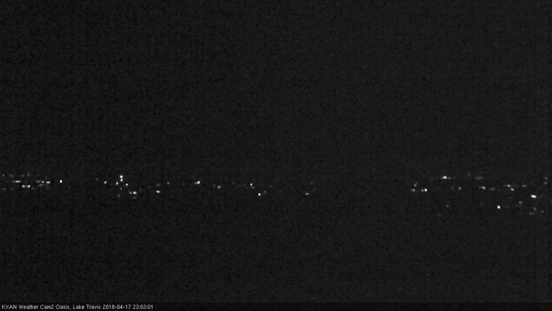 Lake Travis webcam, April 17, 2018 10:25 PM CT