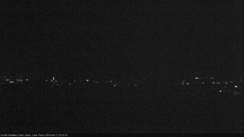 Lake Travis webcam, April 17, 2018 10:50 PM CT