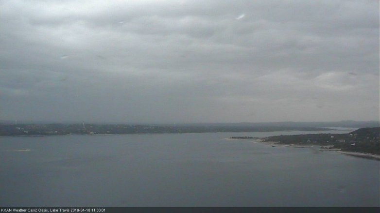 Lake Travis webcam, April 18, 2018 11:05 AM CT