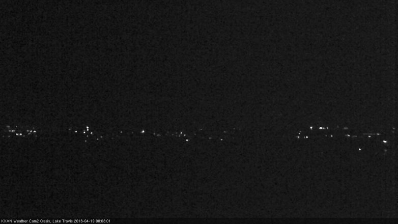Lake Travis webcam, April 18, 2018 11:20 PM CT