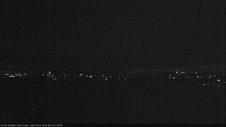 Lake Travis webcam, April 19, 2018 8:25 PM CT